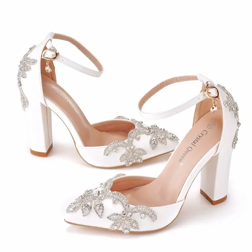 Wedding Shop - Chaussures à talon épais et bout