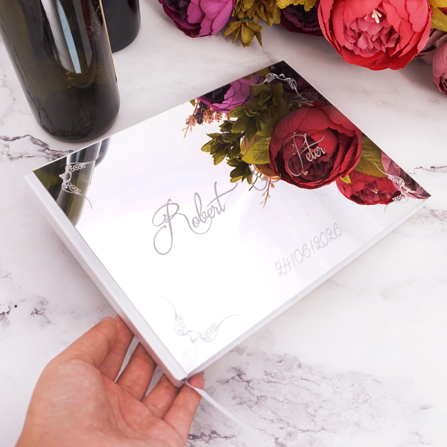 Personalized Guest Book - Livre d'Or de Mariage Personnalisé en