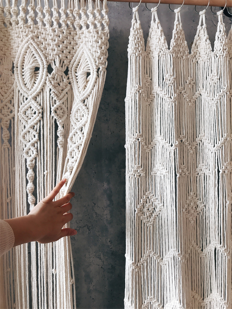 Wedding Backdrop Curtain - Rideau de porte fenêtre en coton