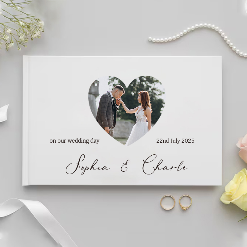 Personalized Guest Book - Livre d'or personnalisé pour cadeau de