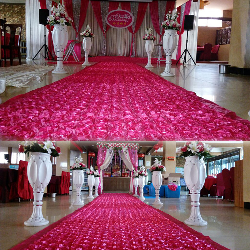 Wedding Backdrop Curtain - Tapis de mariage en satin de