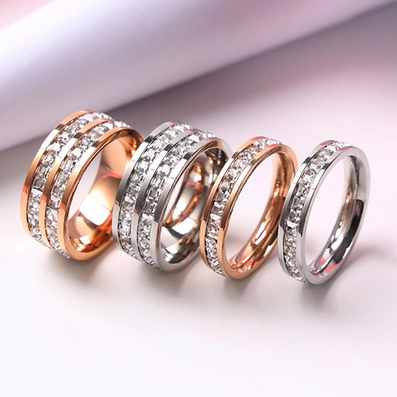 Wedding Z - Bague de luxe en acier inoxydable