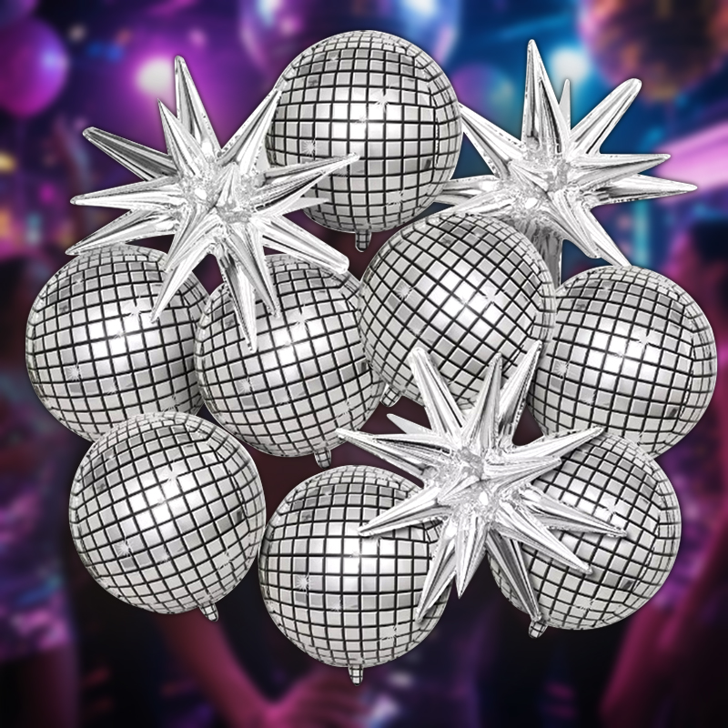 Supply Wedding Venue - Lot de 8 ballons en aluminium