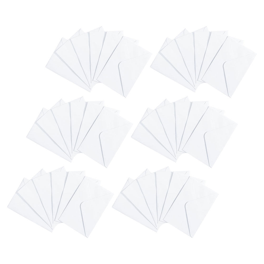 Wedding Envelopes - 50 enveloppes blanches en papier épais,