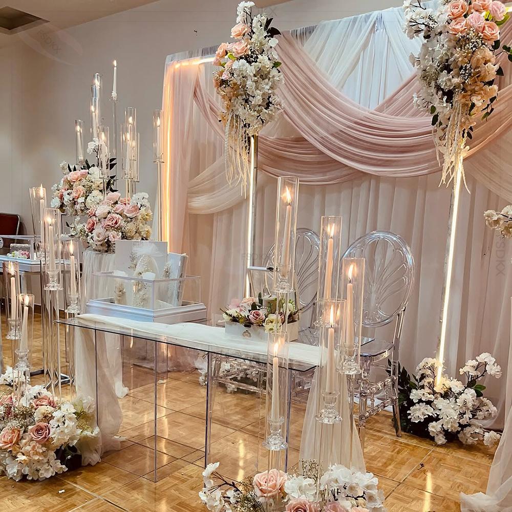 Rideaux blancs de mesure perso - Wedding Backdrop Curtain avis et prix