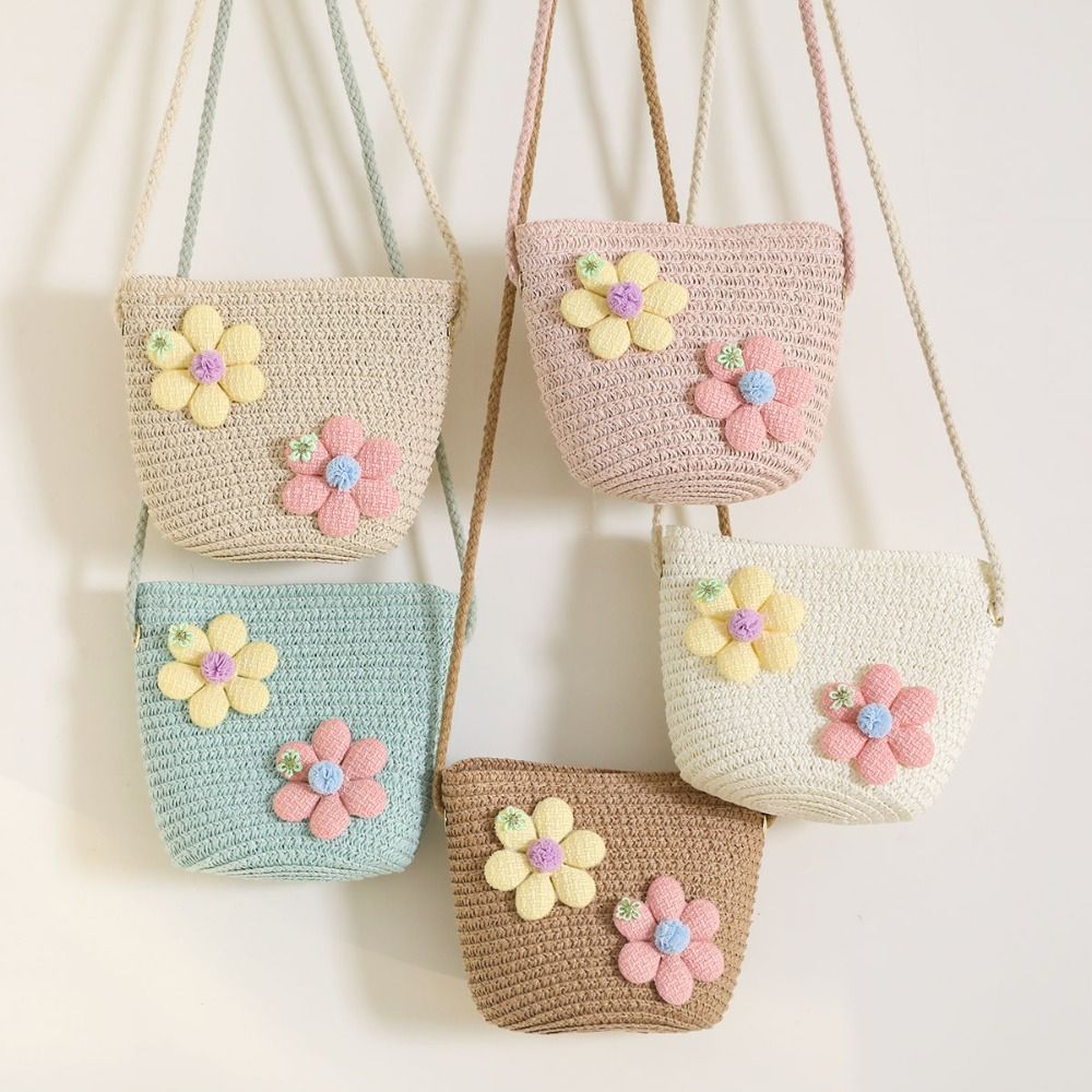 Sac à bandoulière en paille tr - Flower Girl Basket avis et prix