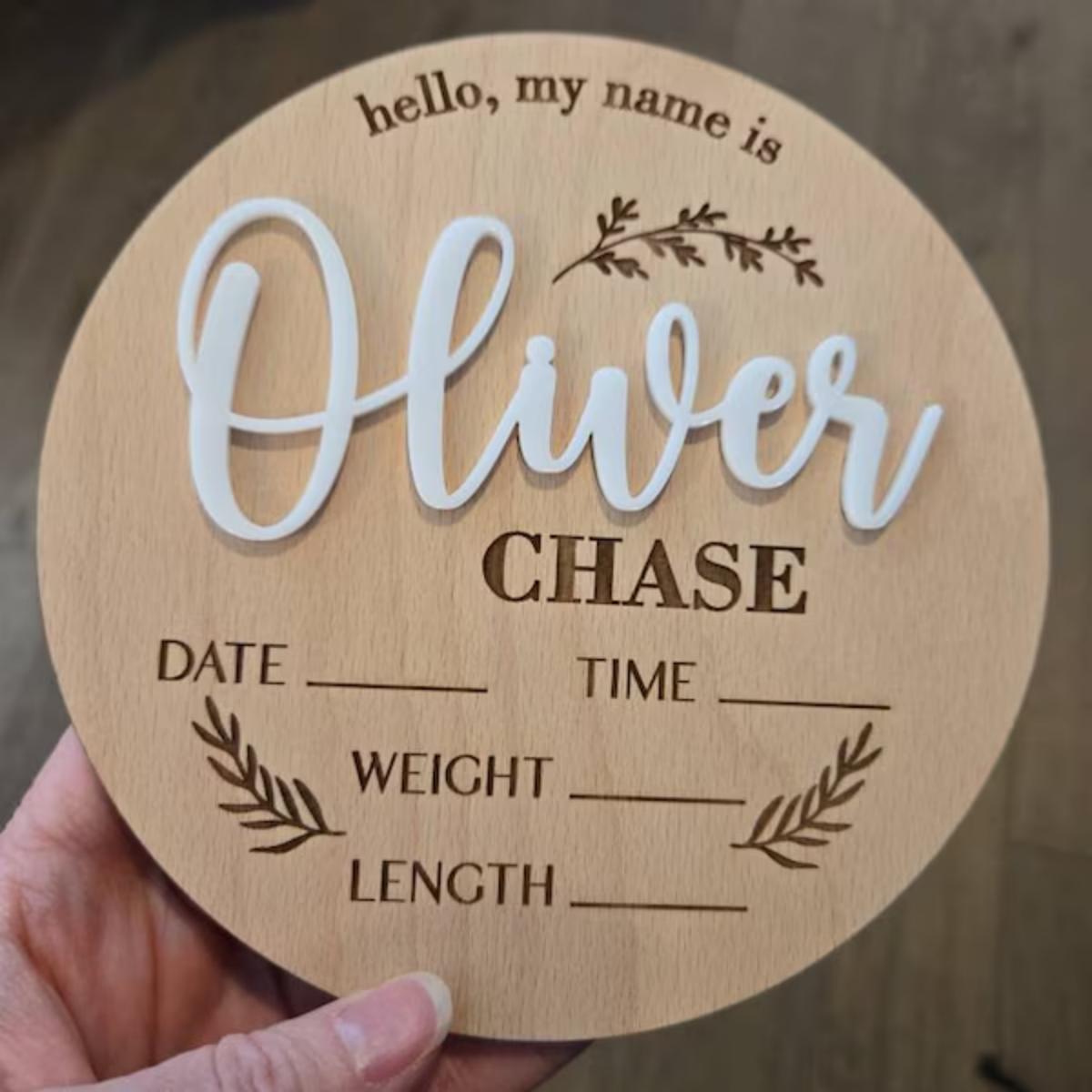 1 plaque personnalisée en bois - Wedding Party Supply avis et prix
