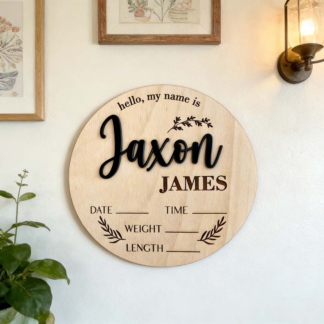 1 plaque personnalisée en bois - Wedding Party Supply avis et prix