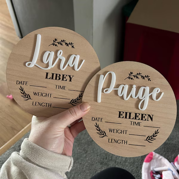 1 plaque personnalisée en bois - Wedding Party Supply avis et prix