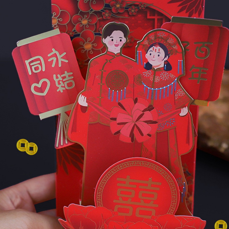 Enveloppes rouges de mariage,  - Wedding Envelopes avis et prix
