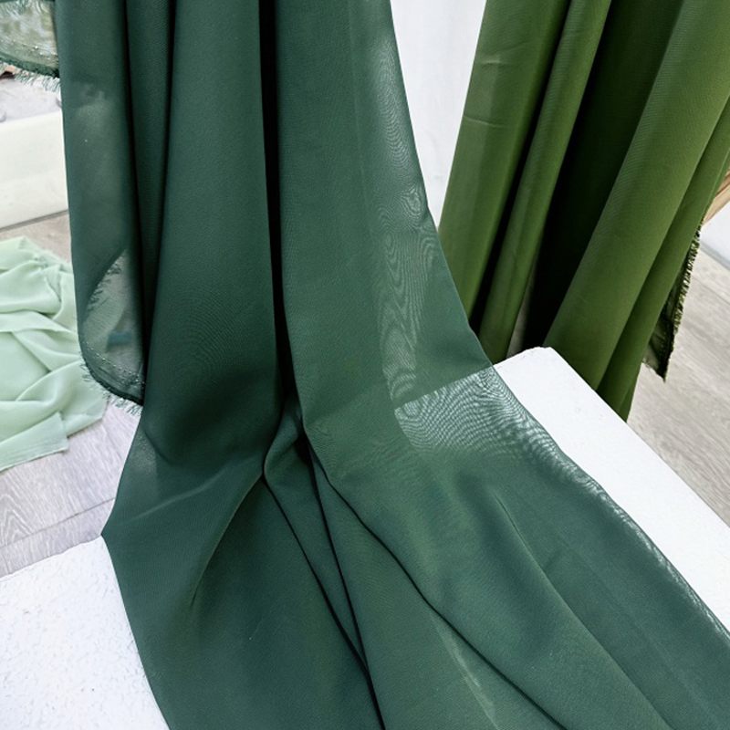Tissu en Mousseline de Soie Ve - Wedding Backdrop Curtain avis et prix