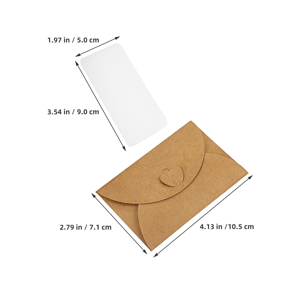 30 Enveloppes Mini Kraft avec  - Wedding Envelopes avis et prix