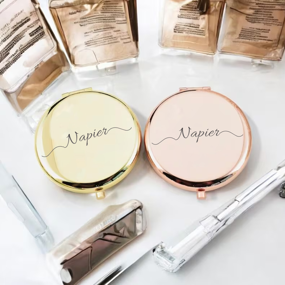 1 pièce Miroir de poche pliabl - Wedding Packaging avis et prix