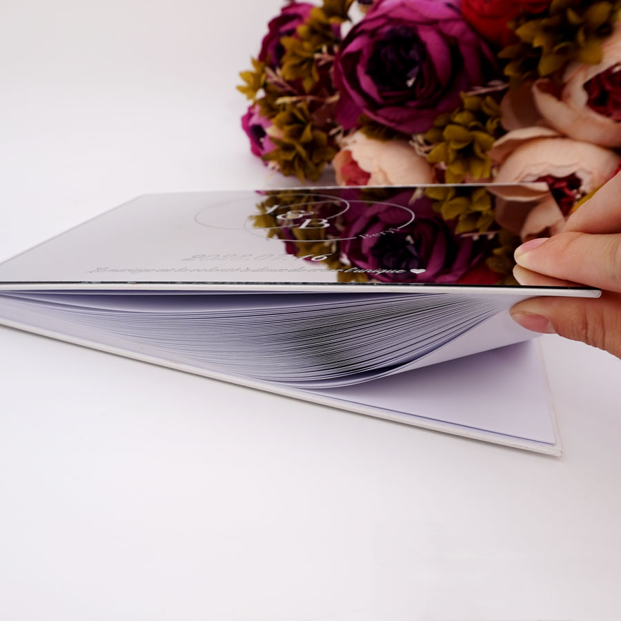 Livre d'or de mariage miroir p - Personalized Guest Book avis et prix