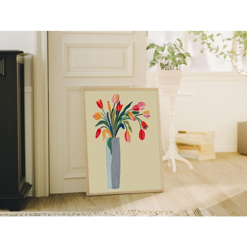 2 tableaux sur toile de fleurs - Flower Girl Basket avis et prix