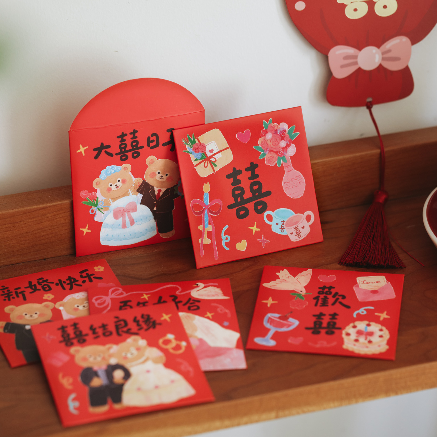 6 Enveloppes Rouges de Mariage - Wedding Envelopes avis et prix