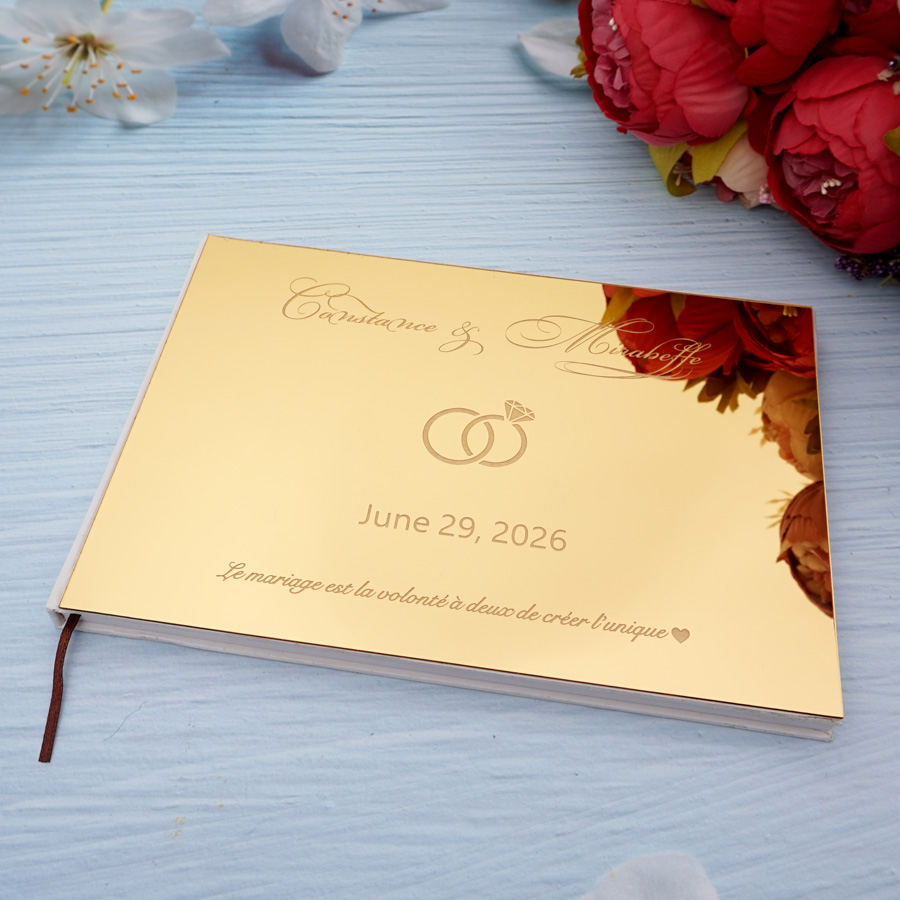 Livre d'Or de Mariage Personna - Personalized Guest Book avis et prix