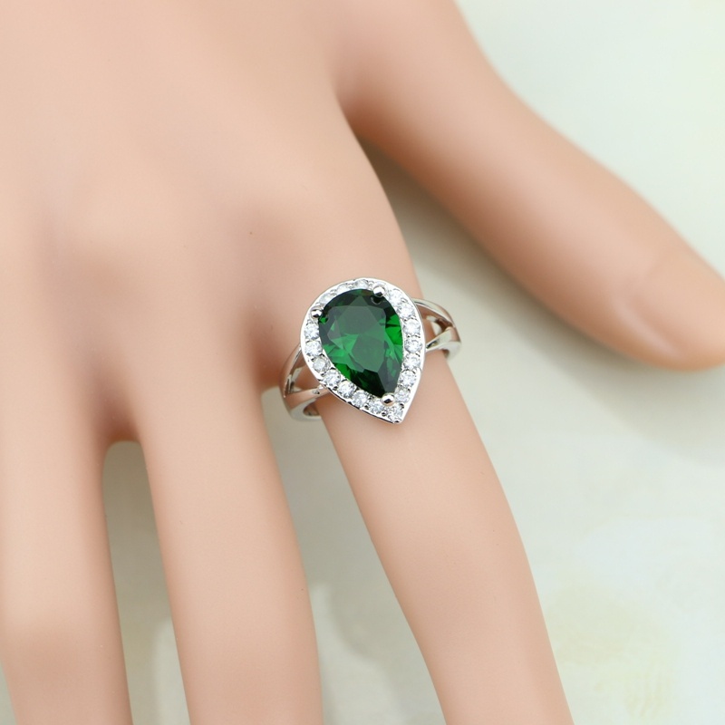 Bague goutte d'eau en argent 9 - Wedding Z avis et prix