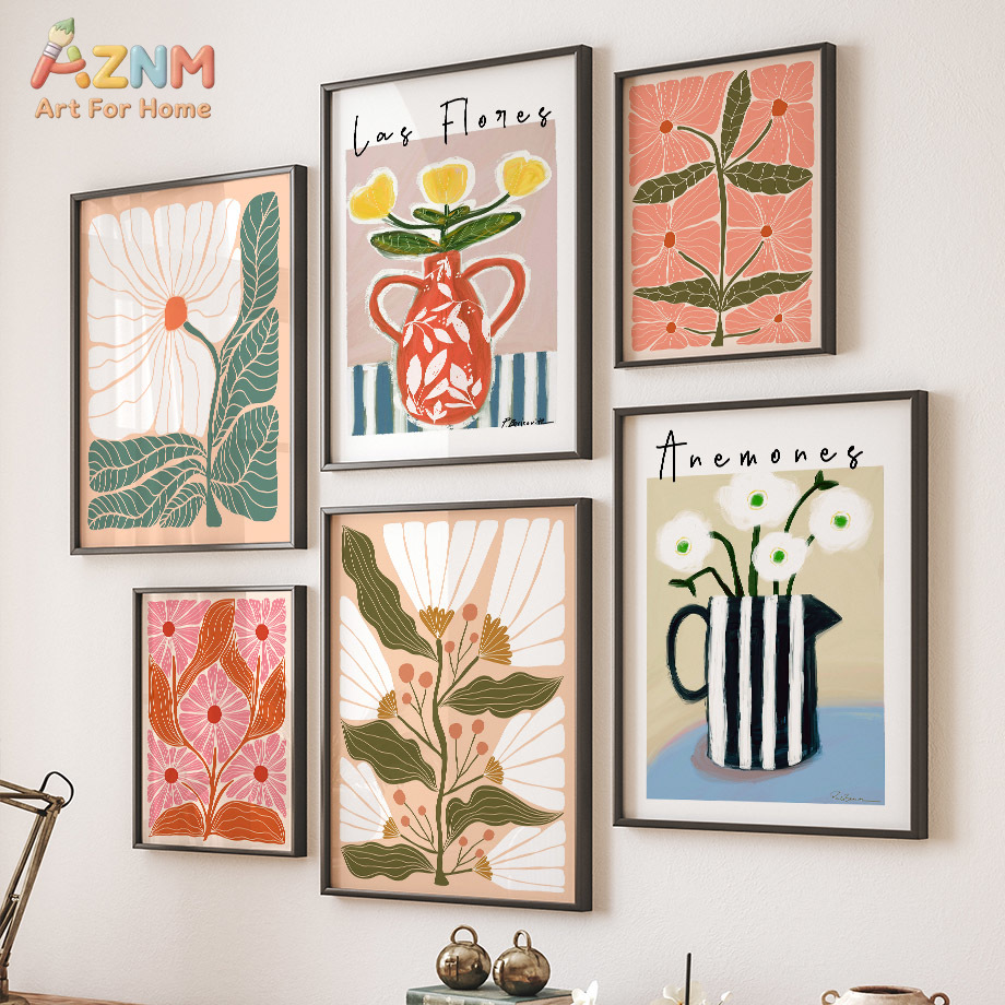 AZNM Tableau mural sur toile f - Flower Girl Basket avis et prix