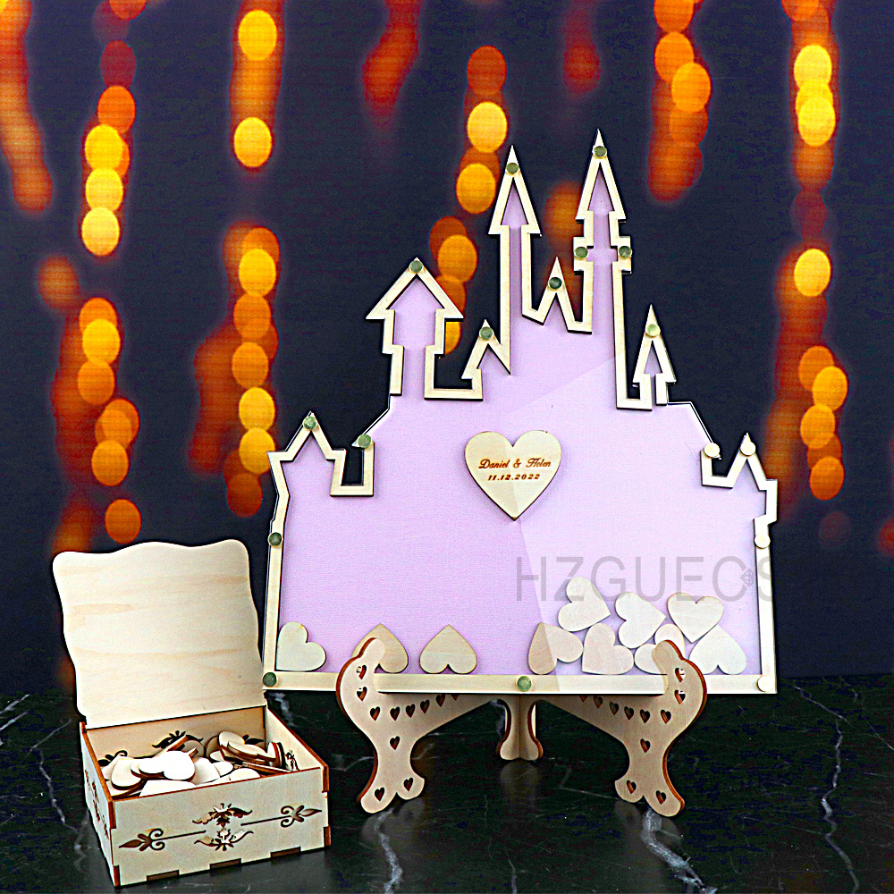 Livre d'or de mariage château  - Personalized Guest Book avis et prix